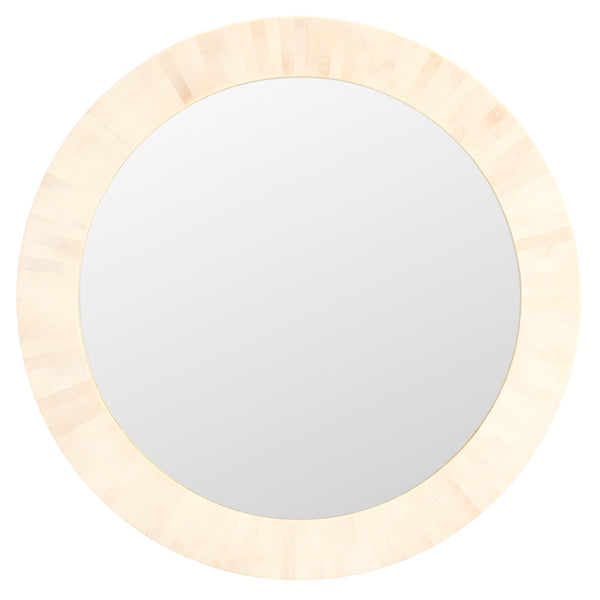Safavieh Sabi, 29.2-inch Antique Ivory Resin Mirror - Elegant Faux Bone Design For Home Decor Enhancement Antique Ivory ,Faux Bone Resin+Mdf Mrr1501a
