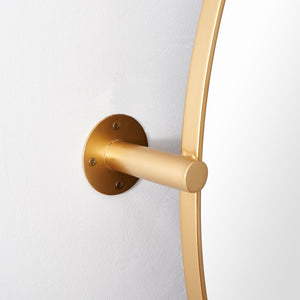 Safavieh ELDIA, 36 Inch Iron Mirror - Stylish Minimalist Design to Elevate Any Space with Timeless Elegance Brass MRR2000A