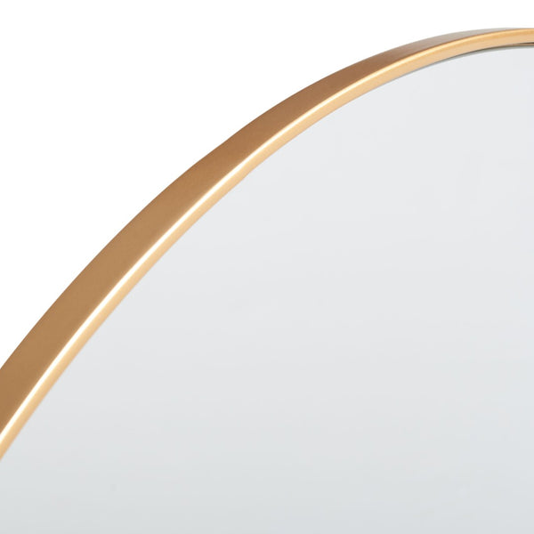 Safavieh ELDIA, 36 Inch Iron Mirror - Stylish Minimalist Design to Elevate Any Space with Timeless Elegance Brass MRR2000A