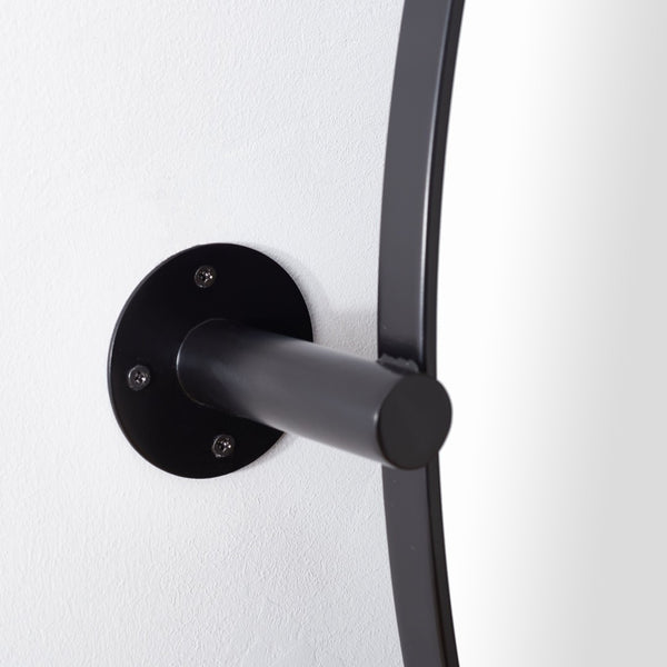 Safavieh ELDIA, 36 Inch Iron Mirror - Stylish Minimalist Design to Elevate Any Space with Timeless Elegance Black MRR2000B
