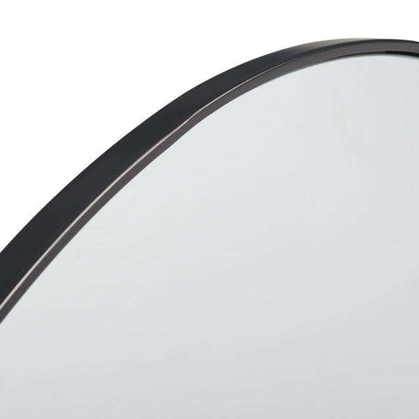 Safavieh ELDIA, 36 Inch Iron Mirror - Stylish Minimalist Design to Elevate Any Space with Timeless Elegance Black MRR2000B