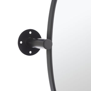 Safavieh ELDIA, 36 Inch Iron Mirror - Stylish Minimalist Design to Elevate Any Space with Timeless Elegance Black MRR2000B