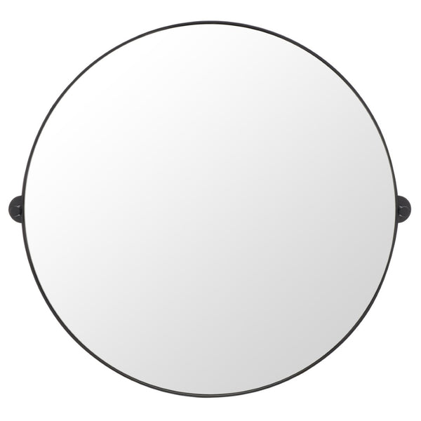 Safavieh ELDIA, 36 Inch Iron Mirror - Stylish Minimalist Design to Elevate Any Space with Timeless Elegance Black MRR2000B