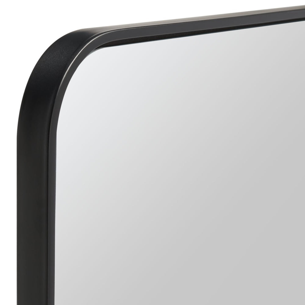 Safavieh DELINAH, 24-Inch Iron Mirror – Elevate Your Space with Minimalist Elegance and Timeless Style Black MRR2001A