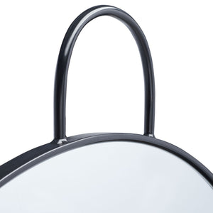 Safavieh CARLISI, 36-Inch Round Iron Mirror for Modern Minimalist Decor - Elevate Your Space Elegantly Black MRR2002A