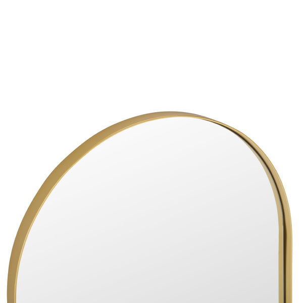 Safavieh YURIKO, 24-Inch Circular Iron Mirror - Minimalist Design for Contemporary Home Décor Elegance Brass MRR2009A