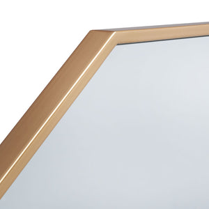 Safavieh KYNA, 34.5 Inch Iron Mirror – Modern Industrial Accent for Stylish Home Décor & Versatile Use Brass MRR2010A