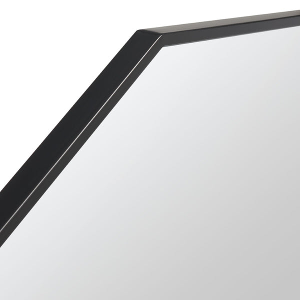 Safavieh KYNA, 34.5 Inch Iron Mirror – Modern Industrial Accent for Stylish Home Décor & Versatile Use Black MRR2010B