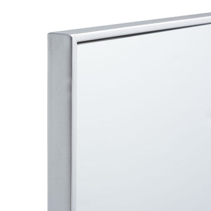 Safavieh HARLON, 24-Inch Circular Mirror with Elegant Iron Frame, Perfect for Any Room Decor and Style Silver MRR2011B
