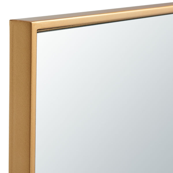 Safavieh HARLON, 24-Inch Circular Mirror with Elegant Iron Frame, Perfect for Any Room Decor and Style Brass MRR2011C