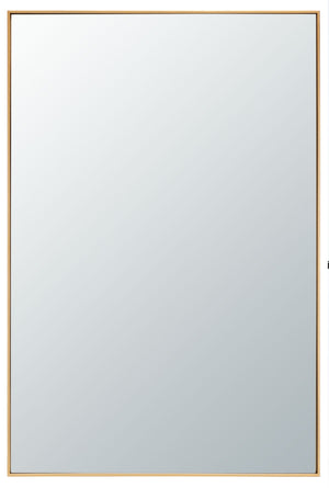 Safavieh HARLON, 24-Inch Circular Mirror with Elegant Iron Frame, Perfect for Any Room Decor and Style Brass MRR2011C
