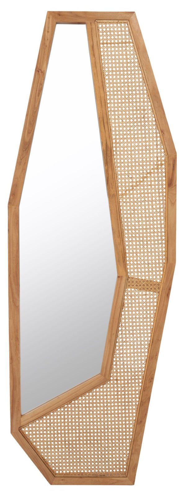Safavieh JALEN, 24-Inch Elegant Wood Mirror - Modern Classic Design for Brightening Any Space Effortlessly Natural MRR2018B