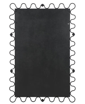 Safavieh Cinq 36" , Black, Metal Tube  Mirror MRR2502A  Black 