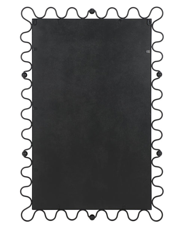 Safavieh Cinq 36" , Black, Metal Tube  Mirror MRR2502A  Black 