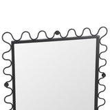 Safavieh Cinq 36" , Black, Metal Tube  Mirror MRR2502A  Black 