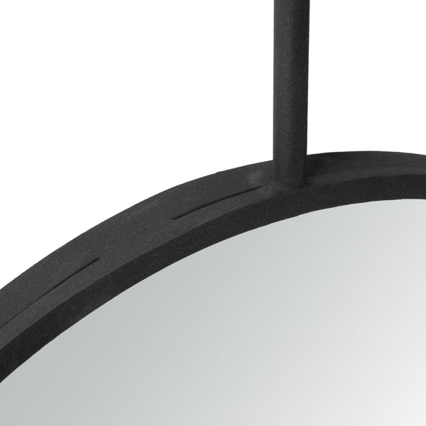 Safavieh JANDER Mirror - Sleek Minimalist Design with Matte Black Frame, Perfect for Any Modern Interior Space MRR3001A