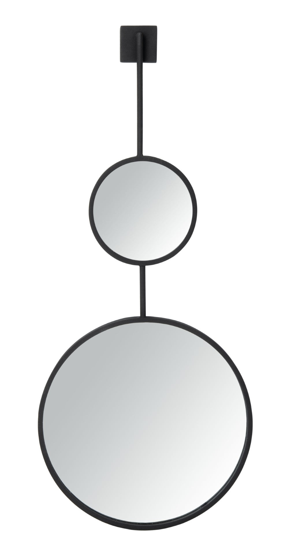 Safavieh JANDER Mirror - Sleek Minimalist Design with Matte Black Frame, Perfect for Any Modern Interior Space MRR3001A