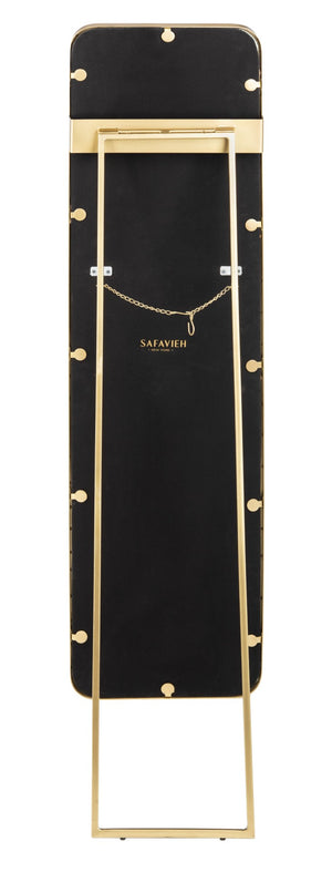 Safavieh LERNA, 15.8" Brushed Brass Full-Length Mirror – Elegant Accent for Any Room, Durable & Stylish Design MRR3003A