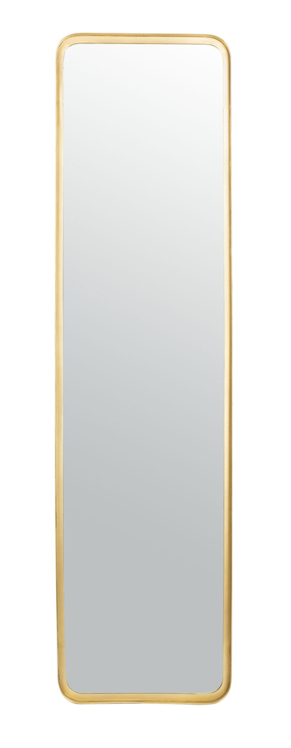 Safavieh LERNA, 15.8" Brushed Brass Full-Length Mirror – Elegant Accent for Any Room, Durable & Stylish Design MRR3003A
