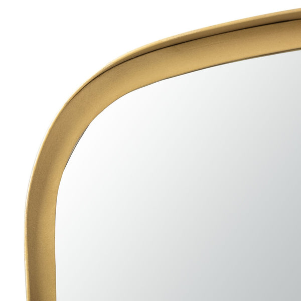 Safavieh SONDER, 26" Gold Iron/Glass/MDF Wall Mirror - Elevate Your Space with Contemporary Elegance & Style MRR3005A