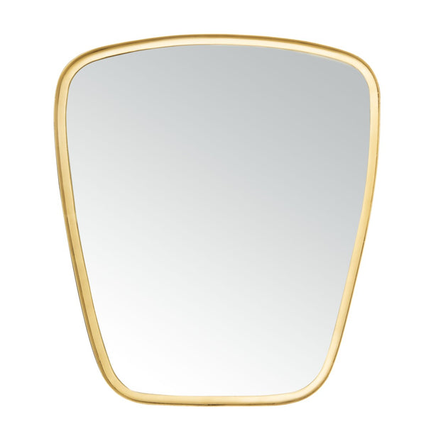Safavieh SONDER, 26" Gold Iron/Glass/MDF Wall Mirror - Elevate Your Space with Contemporary Elegance & Style MRR3005A