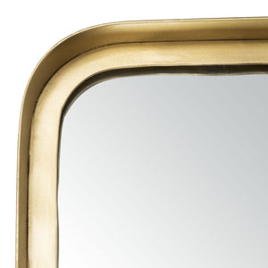 Safavieh ALTA Mirror - Elegant Brass Accent with Minimalist Design for Entryways, Living Rooms, and Bedrooms MRR3006A