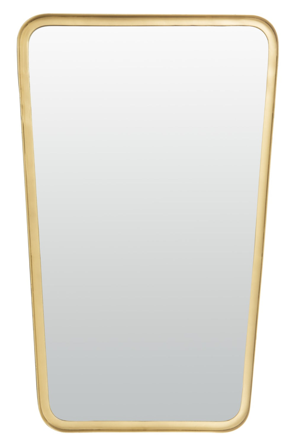 Safavieh ALTA Mirror - Elegant Brass Accent with Minimalist Design for Entryways, Living Rooms, and Bedrooms MRR3006A