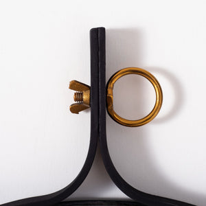 Safavieh CHANDLEN, 24-Inch Matte Black Mirror - Minimalist Design with Durable Iron Frame for Any Space MRR3010A