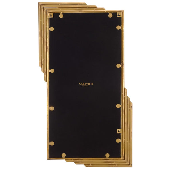 Safavieh TRENLA Mirror - Elegant Gold Frame for Luxury Home Decor, Versatile Wall-Mount Design, 26.5" W MRR3014A
