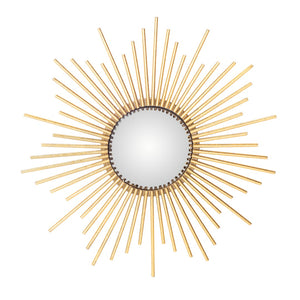Safavieh ROSALAND 24-Inch Gold Foil Mirror – Elegant Iron & Glass Design for Modern Glam Decor & Focal Points MRR3019A