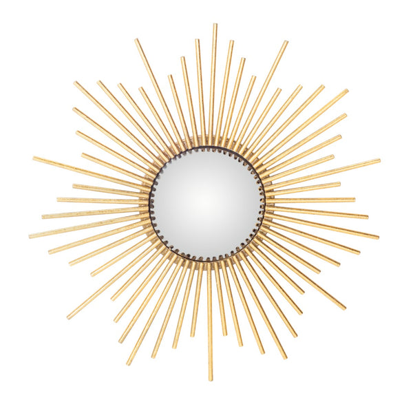 Safavieh ROSALAND 24-Inch Gold Foil Mirror – Elegant Iron & Glass Design for Modern Glam Decor & Focal Points MRR3019A