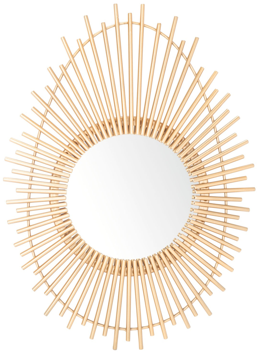 Safavieh HARSON, 18-Inch Gold Mirror - Elegant Iron & Glass Design for Modern & Classic Home Décor Spaces MRR3021A