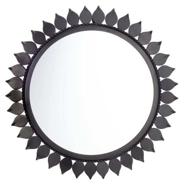 Safavieh NALLY Mirror - Modern Square Design with Sleek Black Frame for Timeless Elegance & Versatile Decor MRR3029A