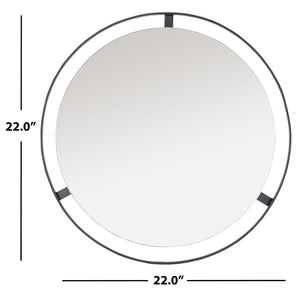 Safavieh RADLIN Mirror - Sleek Silver Finish, Modern Minimalist Design for Entryways, Living Rooms & More MRR3031A
