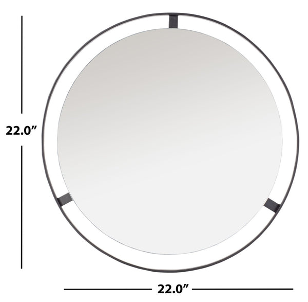 Safavieh RADLIN Mirror - Sleek Silver Finish, Modern Minimalist Design for Entryways, Living Rooms & More MRR3031A