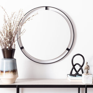 Safavieh RADLIN Mirror - Sleek Silver Finish, Modern Minimalist Design for Entryways, Living Rooms & More MRR3031A