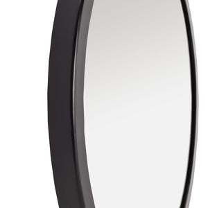 Safavieh DARSEY,20 Inch Matte Black Mirror - Sleek Iron & Glass Design for Contemporary Home Decor & Style MRR3032A