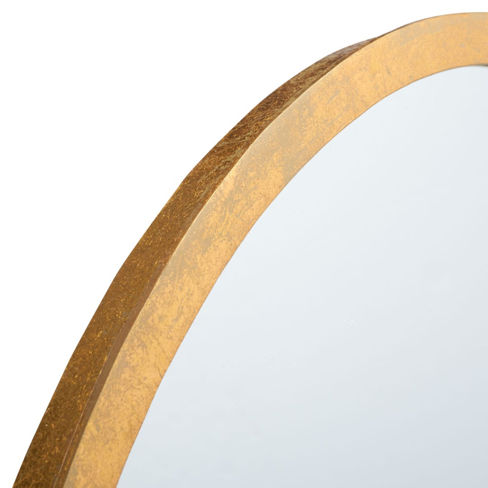 Safavieh ADRIC, 30-Inch Gold Iron and Glass Mirror – Modern Minimalist Décor for Entryways and Living Spaces MRR3033A