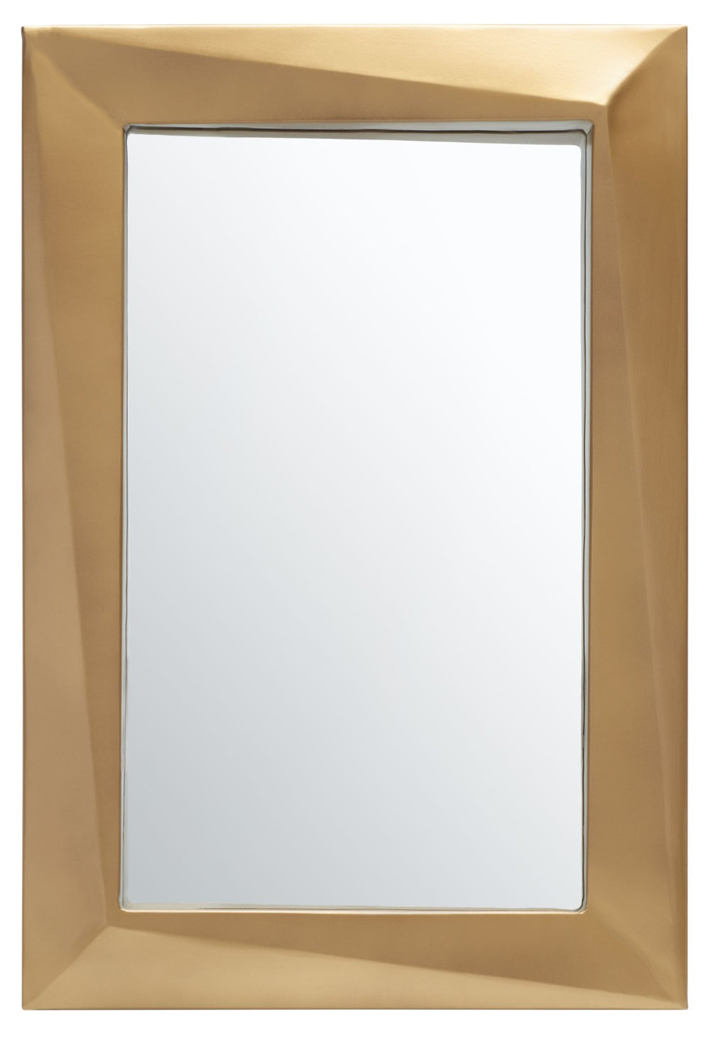 Safavieh ELLAROSE, 16-Inch Antique Brass Iron/Glass Mirror – Elegant Vintage Charm for Any Home Décor Space MRR3041A