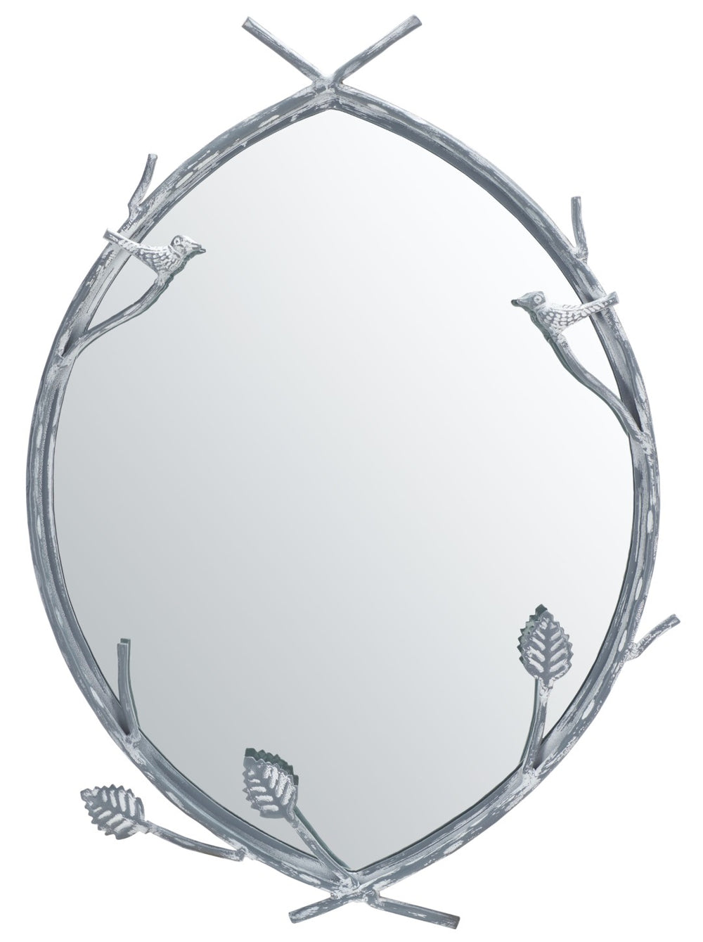 Safavieh HELIOS, 18.8-Inch Silver Iron/Glass Mirror – Modern Minimalist Design for Bright, Stylish Interiors MRR3043A
