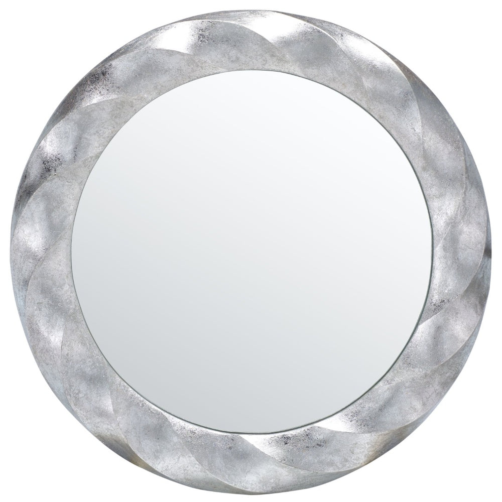 Safavieh WINTERROSE, WINTERROSE 33-Inch Silver Iron & Glass Mirror - Modern Minimalist Design for Any Room Decor Upgrade MRR3059A