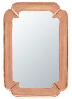 Safavieh OSIRIS, 24.5-Inch Copper Iron/Glass Mirror – Elegant, Durable Design for Modern and Classic Spaces MRR3066A