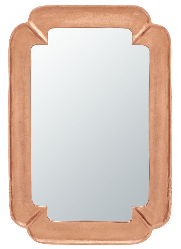 Safavieh OSIRIS, 24.5-Inch Copper Iron/Glass Mirror – Elegant, Durable Design for Modern and Classic Spaces MRR3066A