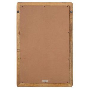 Safavieh Melody, 24" Handcrafted Mango Wood Mirror – Sculptural Design For Charming Home Décor Accent Natural Wood (Mango Wood) Mrr4005a