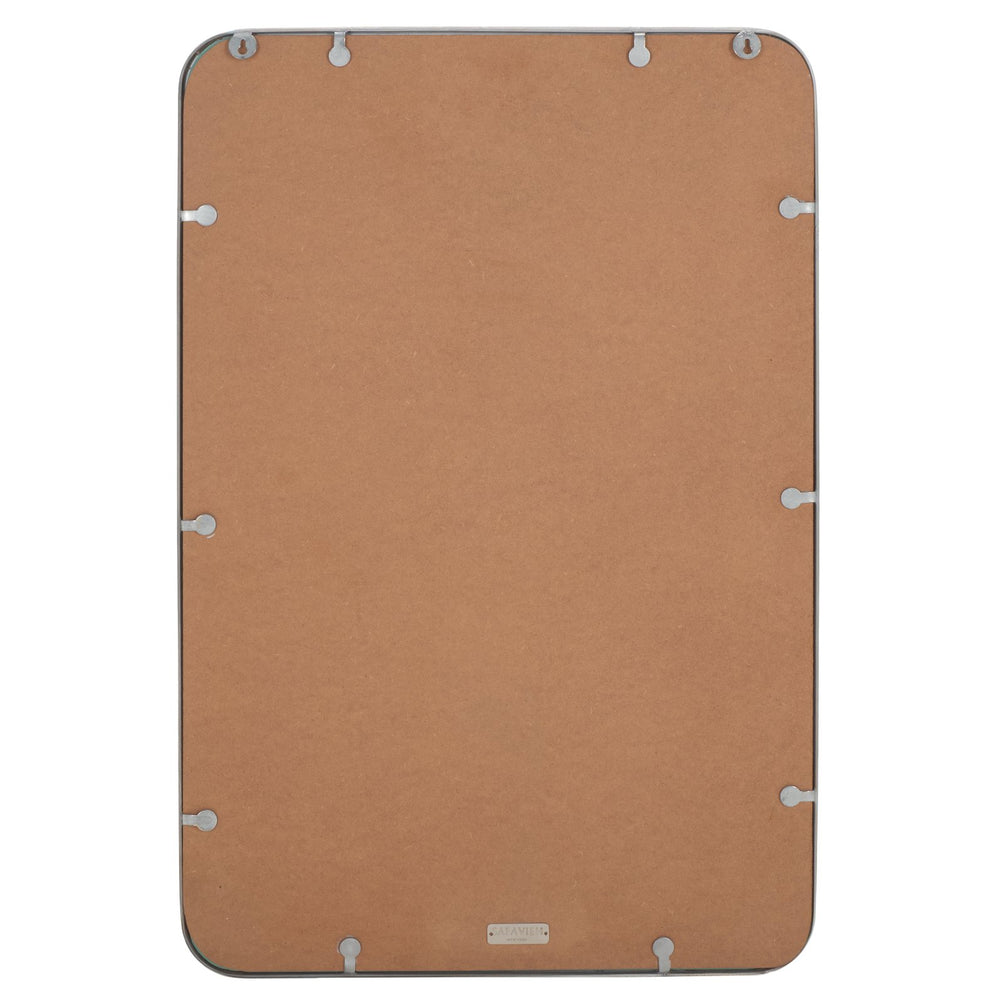 Safavieh Base, 24" Chrome Metal Mirror - Timeless Elegance For Modern Interiors, Perfect For Any Space Chrome Iron Mrr4006a