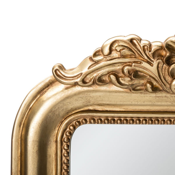 Safavieh WENDA Mirror - Elegant Ornate Design with Rich Detailing for a Timeless Touch in Any Space Antique Gold MRR5000A