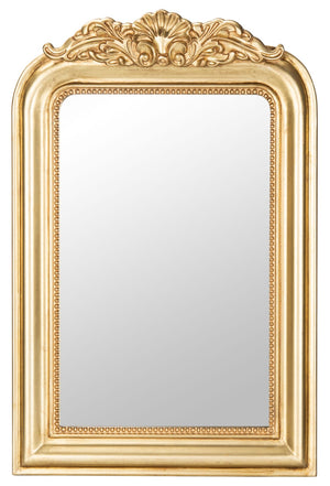 Safavieh WENDA Mirror - Elegant Ornate Design with Rich Detailing for a Timeless Touch in Any Space Antique Gold MRR5000A