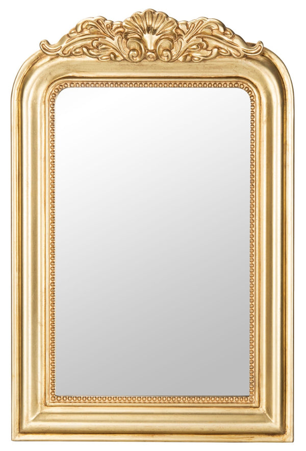 Safavieh WENDA Mirror - Elegant Ornate Design with Rich Detailing for a Timeless Touch in Any Space Antique Gold MRR5000A