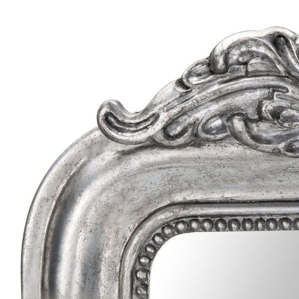 Safavieh WENDA Mirror - Elegant Ornate Design with Rich Detailing for a Timeless Touch in Any Space Antique Silver MRR5000B