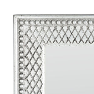 Safavieh LERSON Mirror – Elegant Full-Length Design with Sculptural Frame for Modern and Classic Interiors Silver MRR5002B